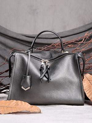 Cream Patchwork Duffle Bag