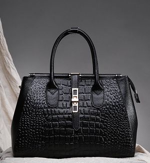 Camel Plaited Seam Shopper Bag