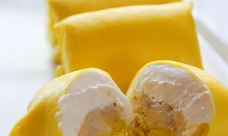 Làm bánh crepe sầu riêng ngon như Vua đầu bếp