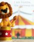 felted-circus-lion-on-pedestal