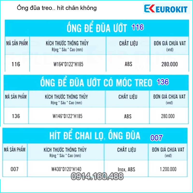 EUROKITS-OD-Ong-dua-hit-chan-khong-EUROKITS-OD-TSKT