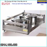 Kệ xoong nồi hộp âm tủ  EUROGOLD-EU131