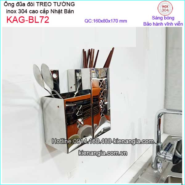 KAG-BL72-Ong-dua-doi-treo-tuong-inox-Nhat-Ban-Bliro-KAG-BL72