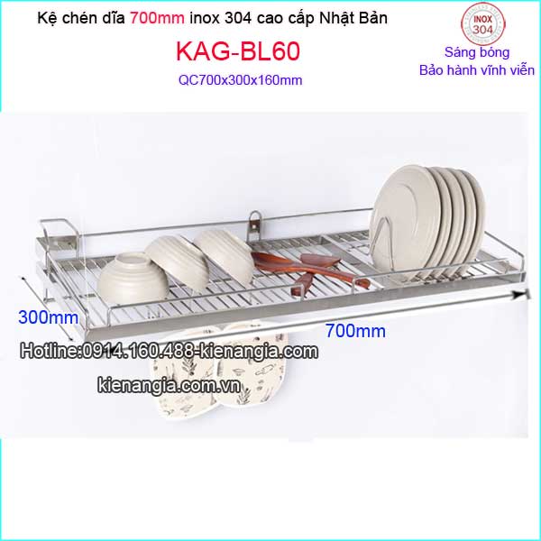 KAG-BL60-Ke-inox-Nhat-Ban-cao-cap-1-tang-chen-dia-dai-70cm-Bliro-KAG-BL60-TSKT