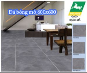 ĐÁ BÓNG MỜ BẠCH MÃ 60X60 M Series LÁT NỀN PHÒNG KHÁCH