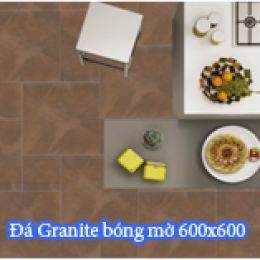 ĐÁ GRANITE WHITEHORSE BẠCH MÃ BÓNG MỜ 60X60 HS 6001