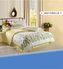Bộ drap cotton cao cấp Thắng Lợi có mền - mẫu 3 (Loại 1)