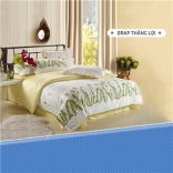 Bộ drap cotton cao cấp Thắng Lợi có mền - mẫu 3 (Loại 1)