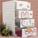 Tủ Kitty 4 ngăn Song Long Plastic (26.5 x 34.5 x 50cm)