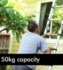 Thang nhôm rút gọn chữ A có khóa gấp Nikawa 38AL - Bù Tiền
