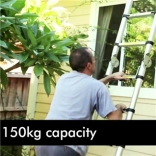 Thang nhôm rút gọn chữ A có khóa gấp Nikawa 38AL - Bù Tiền