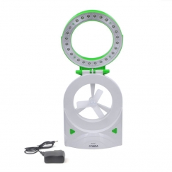 Quạt đèn sạc led laser