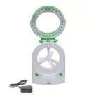 Quạt đèn sạc led laser