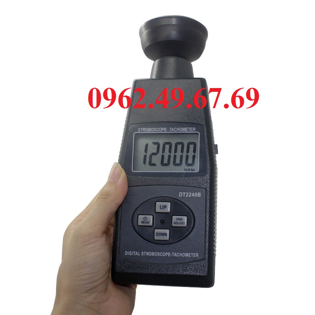 Máy Đo Tốc Độ Vòng Quay Tần Số Chớp RPM DT2240B
