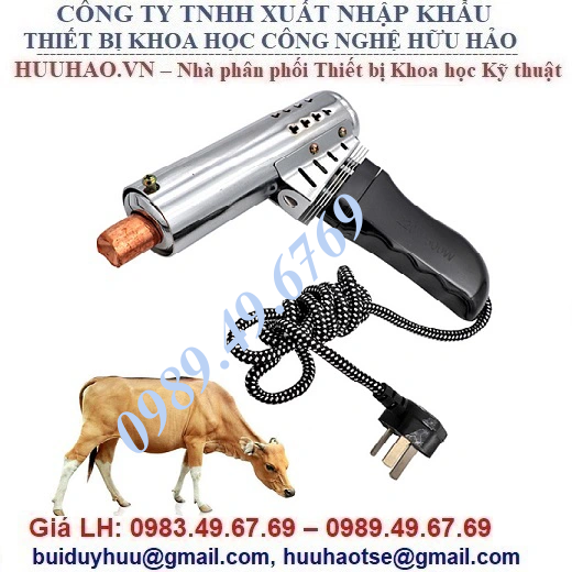 DỤNG CỤ KHỬ SỪNG GIA SÚC Dụng cụ khử sừng bò bằng điện, Dụng cụ trui sừng gia súc bằng điện Thiết bị cắt sừng gia súc