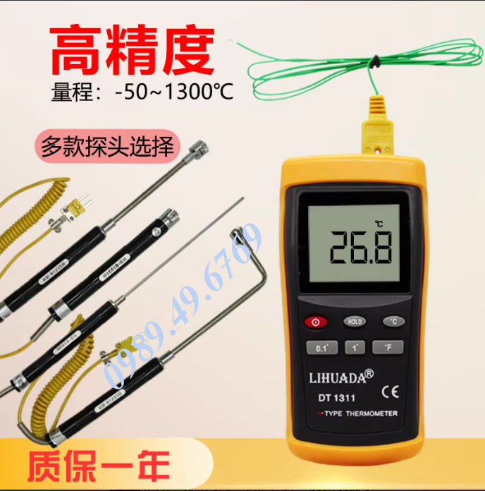 Nhiệt kế điện tử đa năng cầm tay DT-1311