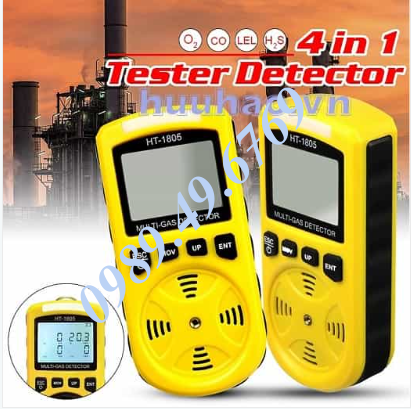 MÁY ĐO KHÍ ĐỘC 4 KHÍ O2,CO,H2S,LEL
