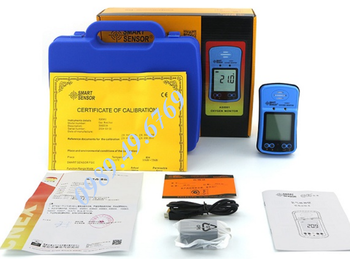 Máy đo nồng độ khí Oxy trong không khí AS8901