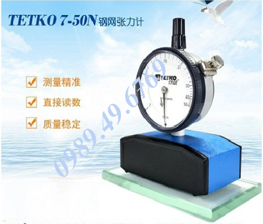 ĐỒNG HỒ ĐO LỰC CĂNG LƯỚI TETKO 7-50N/7-80N
