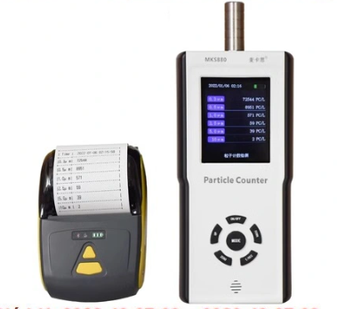 MÁY ĐẾM HẠT BỤI 6 KÊNH MKS-880 CÓ IN KẾT QUẢ