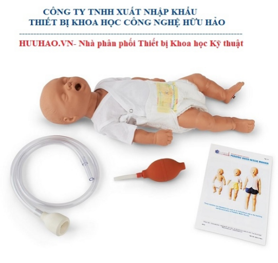 Hình nộm cứu hộ đuối nước dành cho trẻ sơ sinh- Mô hình cứu hộ đuối nước trẻ em- Thực tập CPR
