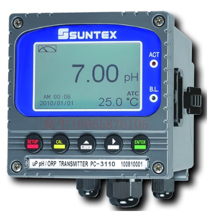 MÁY ĐO PH, ORP, NHIỆT ĐỘ ONLINE PC-3110 SUNTEX
