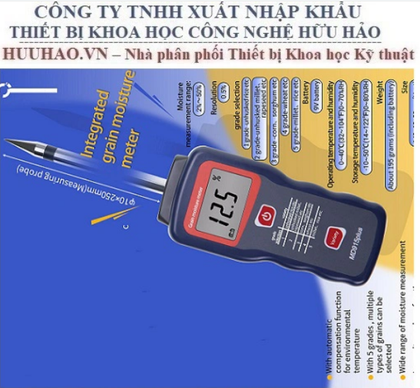 MÁY ĐO ĐỘ ẨM HẠT NGŨ CỐC, NÔNG SẢN MD915plus