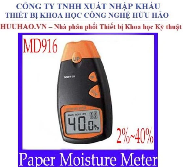 Máy đo độ ẩm giấy MD916