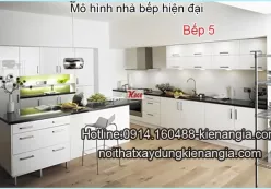 BỐ TRÍ NHÀ BẾP HIỆN ĐẠI 2016