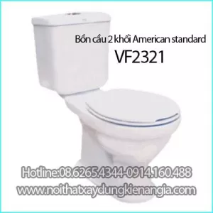 Bồn cầu bệt 2 khối American standard VF-2321