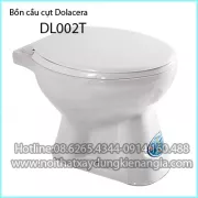 Bệt cụt Dolacera màu trắng giá rẻ DL002T
