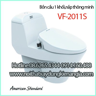 Bồn cầu 1 khối nắp thông minh American Standard VF2011S