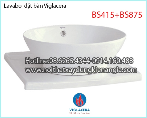 Lavabo đặt bàn Vigalcera BS415 +BS875