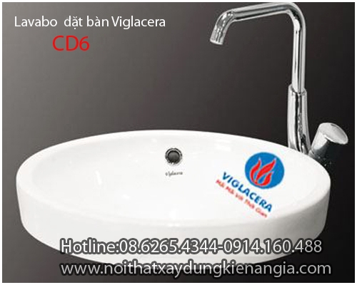 Lavabo đặt bàn Vigalcera CD6