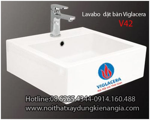 Lavabo đặt bàn Vigalcera V42