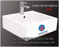 Lavabo đặt bàn Vigalcera V42