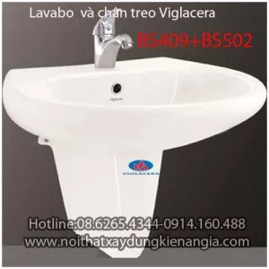 Lavabo  hân treo Viglacera BS409+BS502