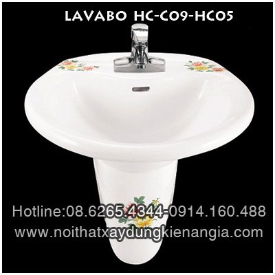 Lavabo chân treo HC C09-HC05