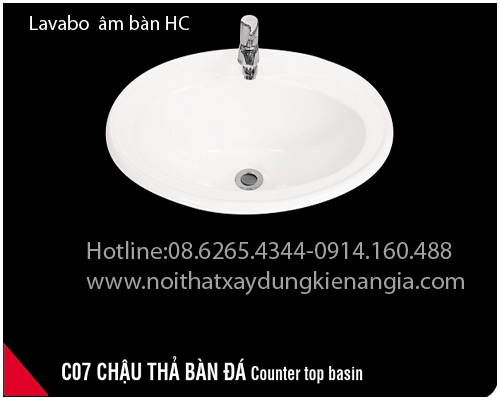 Lavabo âm bàn HC C07