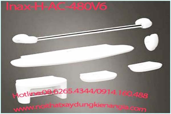 Bộ phụ kiện phòng tắm bằng sứ INAX H-AC480V6