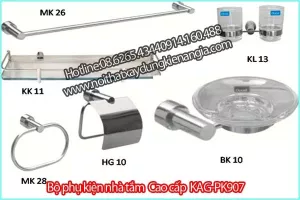 Bộ phụ kiện phòng tắm KAG-PK907