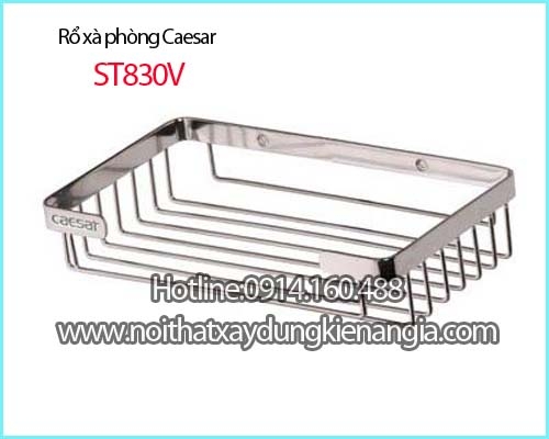 Dĩa xà phòng,rổ xà phòng inox 304 CAESAR ST830V
