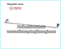 Giá treo khăn,máng khăn đơn inox 304 chính hãng  CAESAR Q7301V