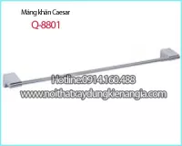 Giá treo khăn,máng khắn đơn inox 304 chính hãng  CAESAR Q8801