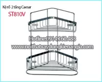 Kệ rổ xà phòng góc 2 tầng CAESAR ST810V