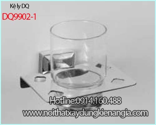 Kệ ly đơn inox 304 treo tường Đình Quốc DQ9902-1