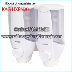 Hộp xà phòng nhấn tay đôi KAG-HXPN20