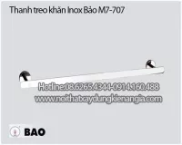 Giá treo khăn INOX BẢO M7-707