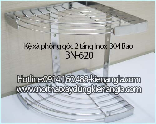 Rổ xà phòng góc INOX 304 BẢO KAG-BN620