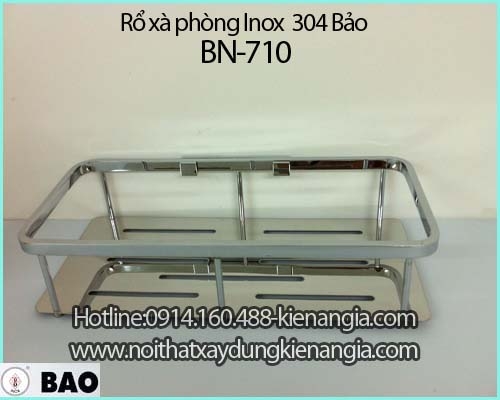 Rổ xà phòng INOX 304 BẢO KAG-BN710